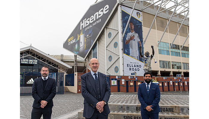 Hisense becomes official partner of Leeds United