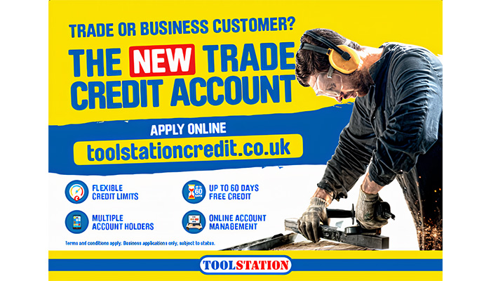 Toolstation launches new trade credit account to support customers