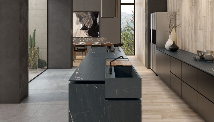 CRL Stone: Dark surfaces are having a moment in kitchen design