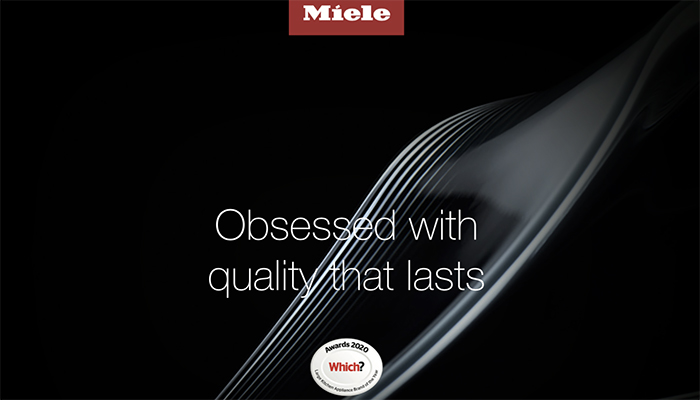 Miele's new marketing campaign to promote sustainability credentials