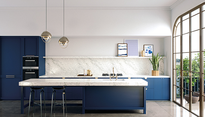 Caesarstone's new Whitelight Collection offers a clean, natural look