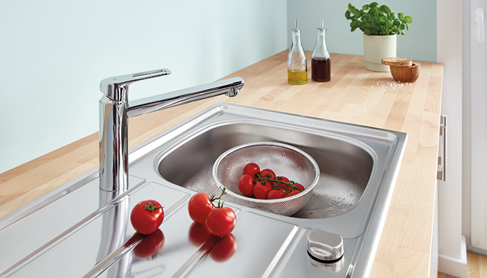 Grohe introduces entry-level Baulines kitchen and bathroom collection