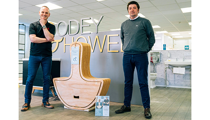 Goodey & Howell takes delivery of young furniture designer's new chair