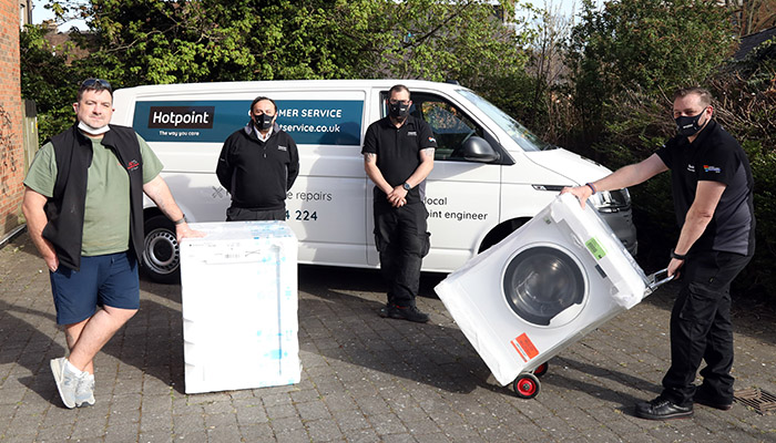 Whirlpool UK service engineers support children's cancer charity