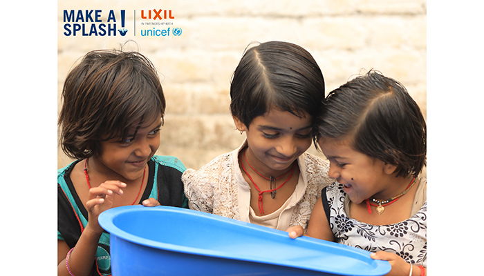 Grohe supports 'Make a Splash' partnership between Lixil and Unicef
