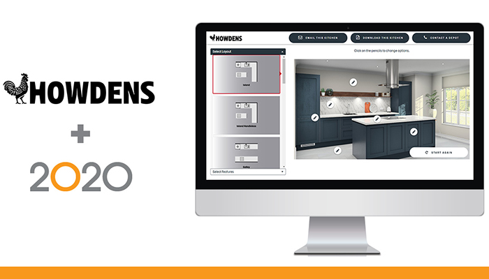 Howdens goes live with kitchen visualiser powered by 2020 Ideal Spaces