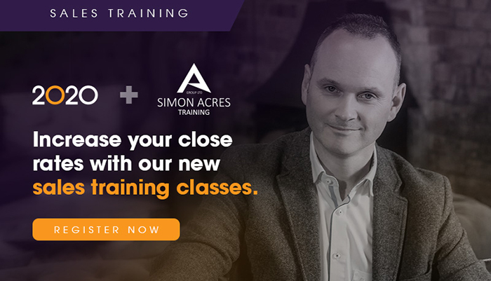 2020 teams up with Simon Acres to offer sales training for retailers