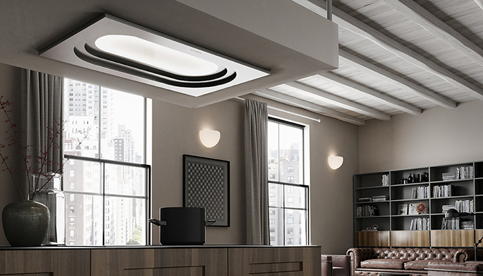 Faber introduces award-winning Pantheon ceiling hood