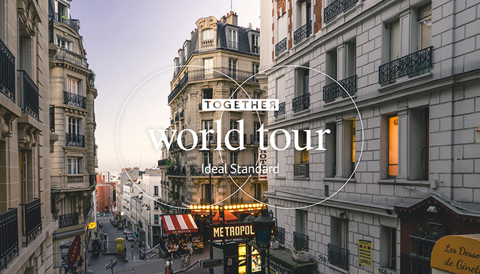 Ideal Standard’s next stop on the Together World Tour is Paris