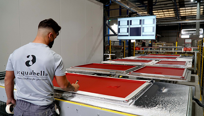 Acquabella installs automated shower tray production line
