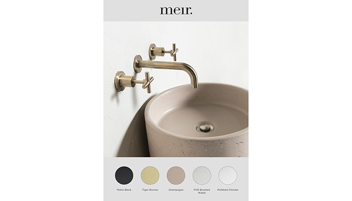 Meir brassware products now exclusively available through Faucets