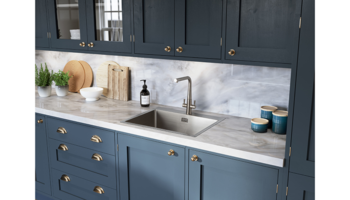 Rangemaster adds new compact sink to stainless steel collection