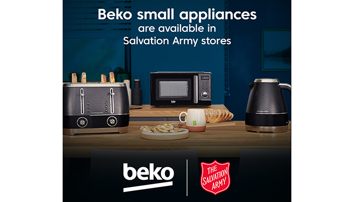 Beko partners with Salvation Army Trading Company to reduce waste