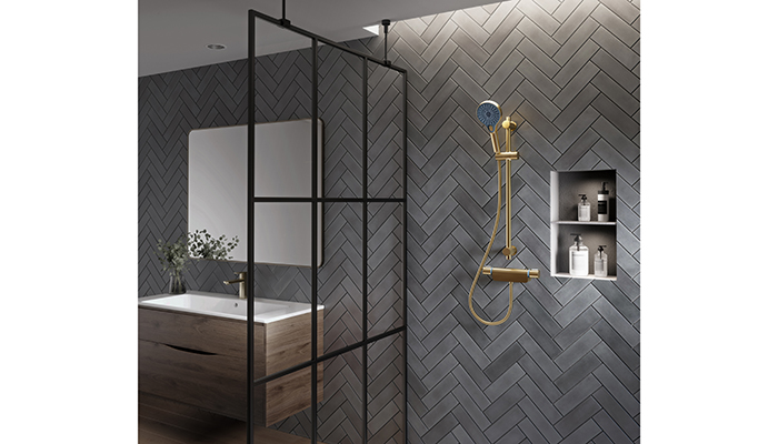 Aqualisa adds new on-trend finishes to Midas 220 shower mixer range