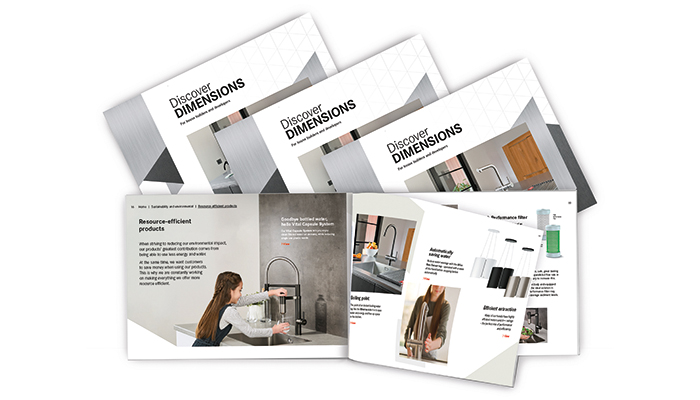 Franke launches Dimensions brochure for housebuilders and developers