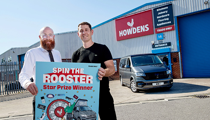 Howdens gives away £60,000 campervan as star prize