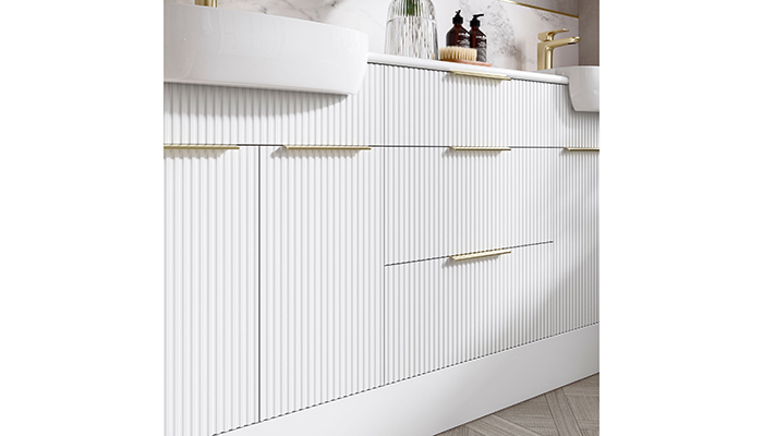 PJH adds fluted furniture design to Bathrooms to Love collection