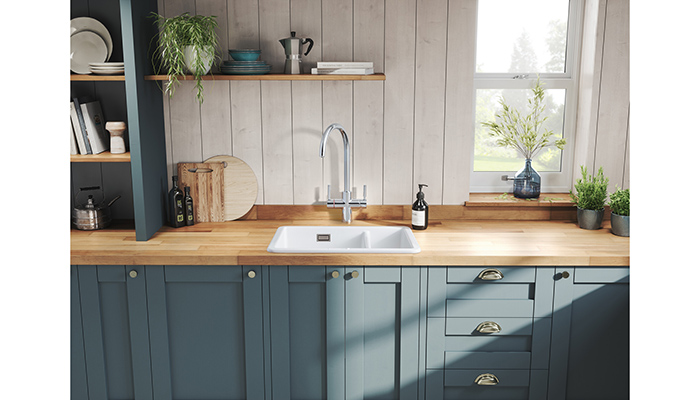 Rangemaster adds new fire-clay ceramic sink to Rustique collection