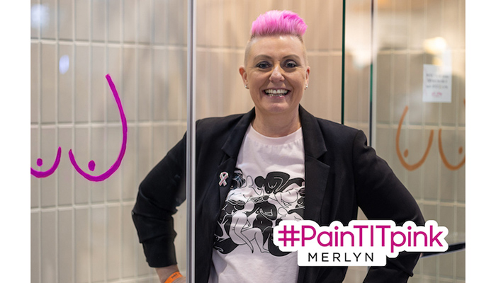 Merlyn announces campaign to #painTITpink across Britain's bathrooms