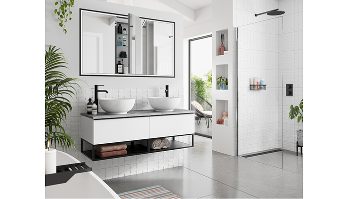 HiB expands Vanquish bathroom cabinet range with new finishes