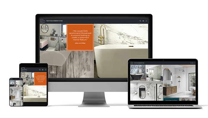 Showerwall enhances customer experience with new website design