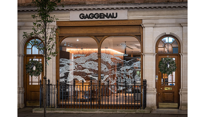 Gaggenau gets festive with Wigmore Street showroom window display