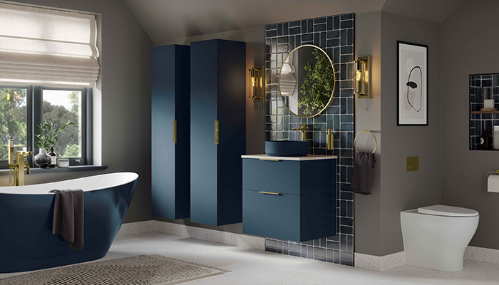 PJH adds new shade of blue to Bathrooms to Love furniture