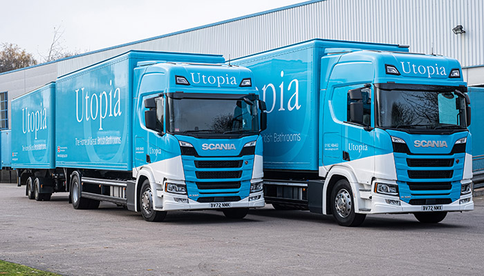 Utopia unveils first vehicles from new delivery fleet