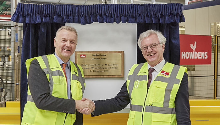 Howdens opens multimillion-pound factory extension at Yorkshire site
