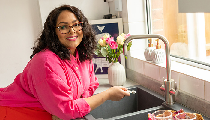 Abode teams up with TV chef and cookery author Shelina Permalloo