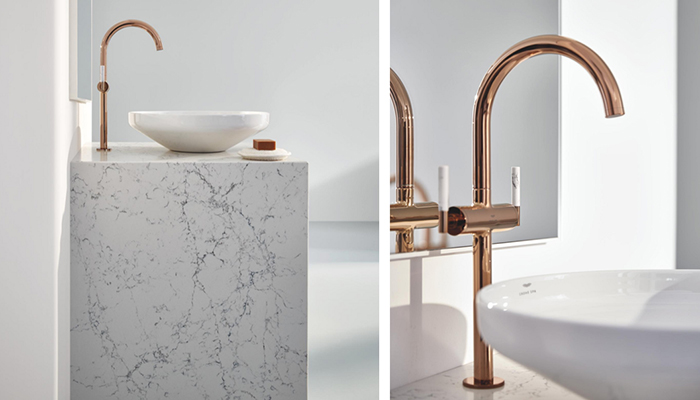Caesarstone and Grohe SPA collaborate on bespoke bathroom collection