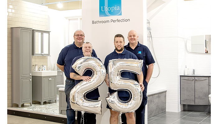 Silver jubilee celebrations for four Utopia employees
