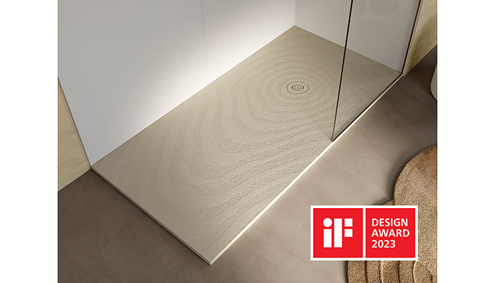 Acquabella wins iF Design Award for Natur Wave shower tray