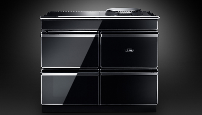 Aga introduces new contemporary Era range cooker finished in glass