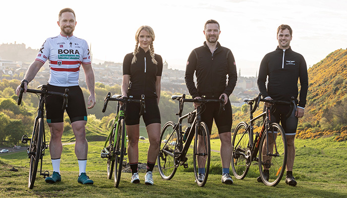 Nick McNally and 'The Quad Squad' raise funds for Cancer Research UK