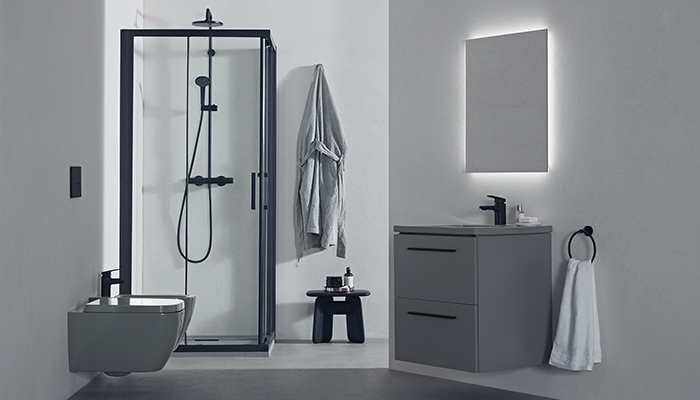 Ideal Standard adds Glossy Grey finish to i.life B collection