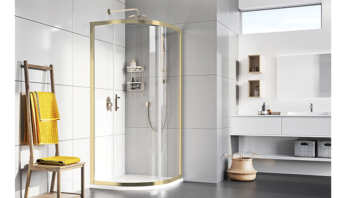 Roman introduces new colour option for Quadrant Shower Enclosure