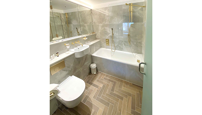 Sanipex Group supplies bathroom solutions for Belfast’s Europa hotel