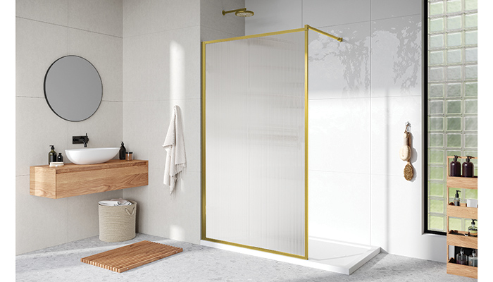 Roman unveils two new colours for fully framed Wetroom Panel