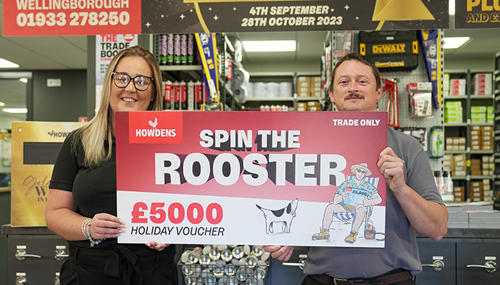 Howdens customer wins promotion to receive star prize holiday voucher