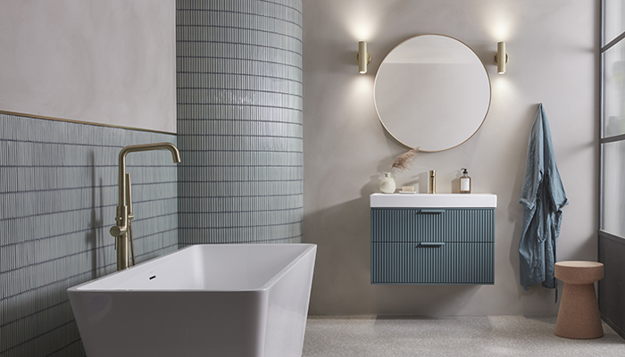 How consumers are embracing colour and texture in the bathroom