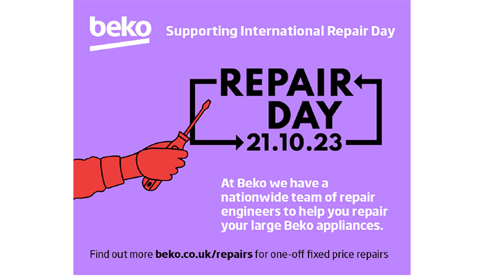 Beko urges customers to repair appliances on International Repair Day