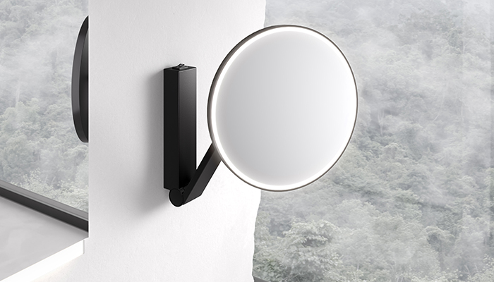 Keuco introduces new cosmetic mirror to accessories collection