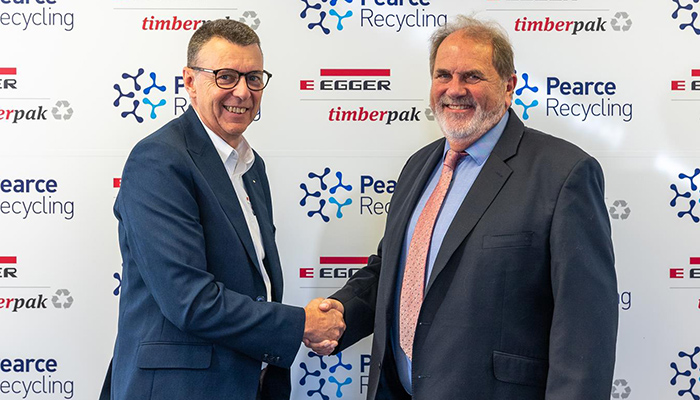 Egger supplier Timberpak takes 50% share in Pearce Recycling Company