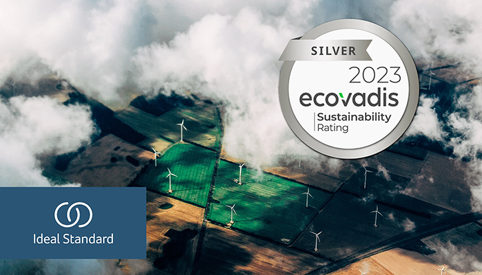 Ideal Standard awarded EcoVadis Silver Medal for sustainability
