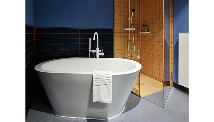 Bette specified for bathrooms in Hamburg's 25hours Hotel Hafencity