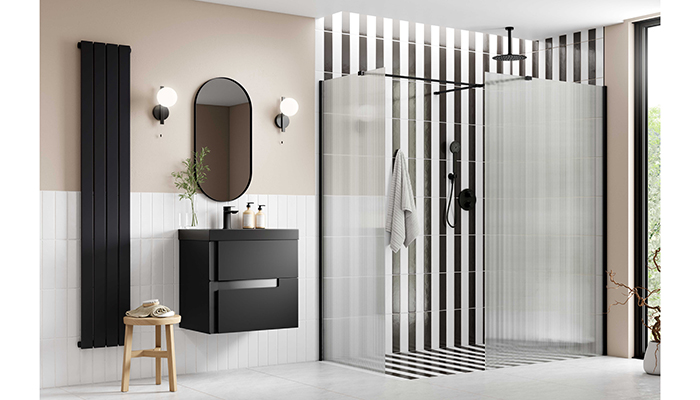 Bathrooms to Love adds new texture with launch of Fluted Wetroom Range