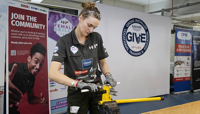 Grohe sponsors the HIP Female Skills Competition 2024