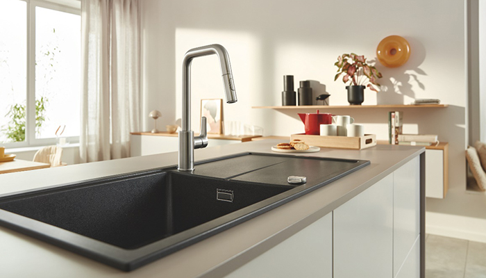 Grohe expands Eurosmart kitchen tap range with 3 new variants