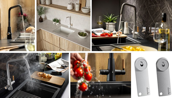 Abode adds Scandi-E to Pronteau HotKey range of 4-in-1 hot taps